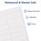 Avery No-Iron Fabric Labels, 1/2" x 1-3/4", Washer and Dryer-Safe Waterproof Labels, Non-Printable, 54 Blank Labels Total (40720)